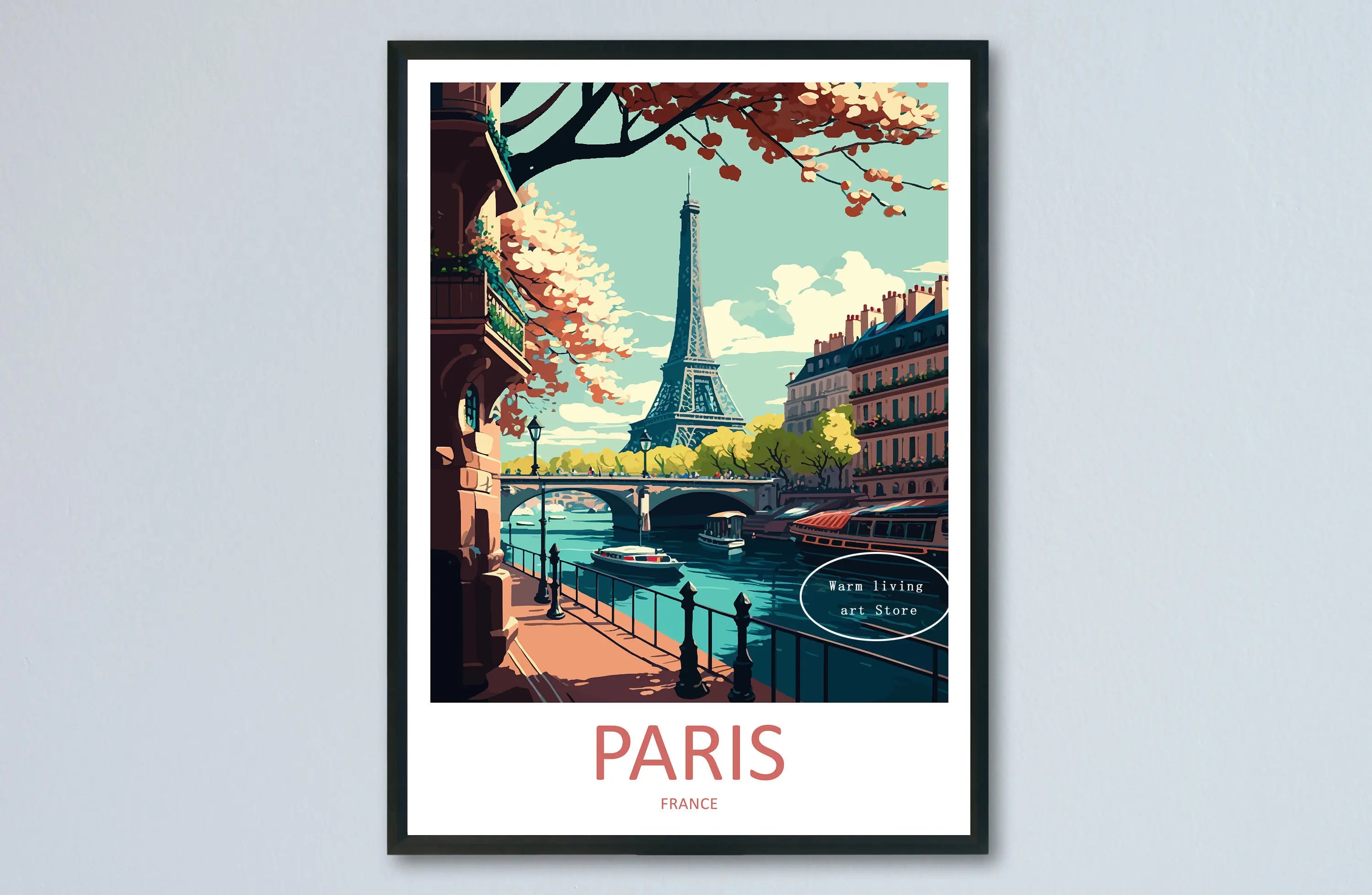 affiche de voyage urbaine pour New York Rome et Tokyo