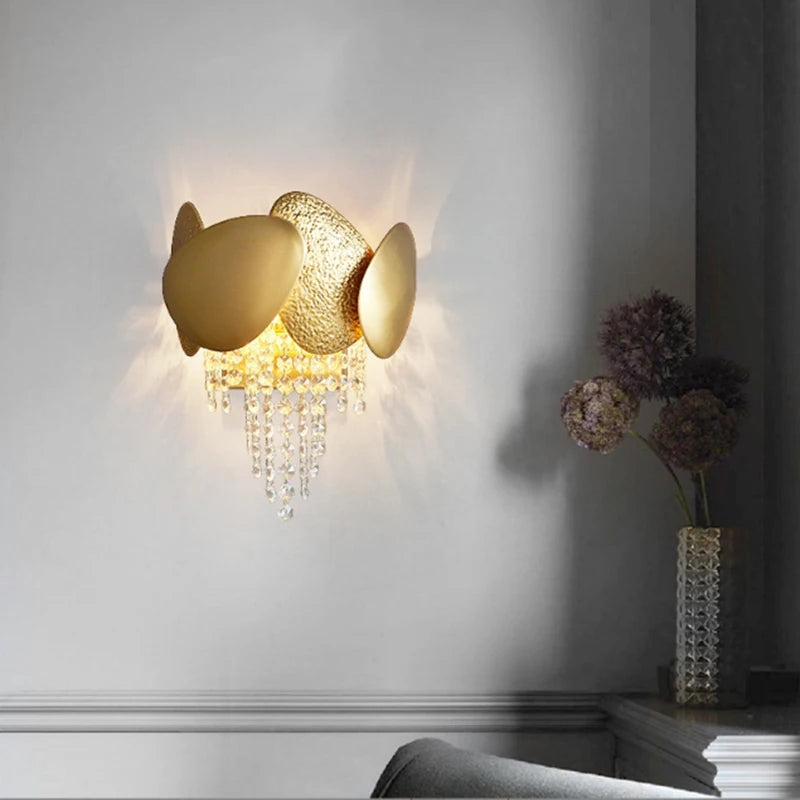 Applique murale en cristal Vintage créative de luxe - vue 3 sur 7