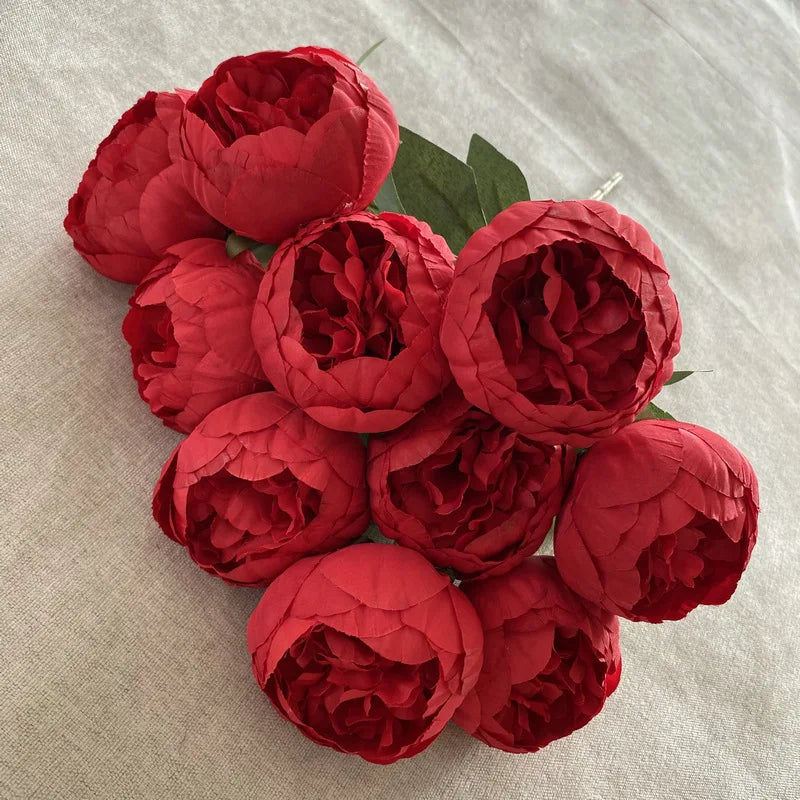 bouquet de pivoines artificielles pour mariage et décoration élégante