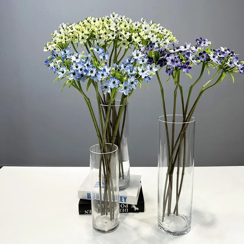 fleurs artificielles en soie velours pour décoration élégante - vue 5 sur 10