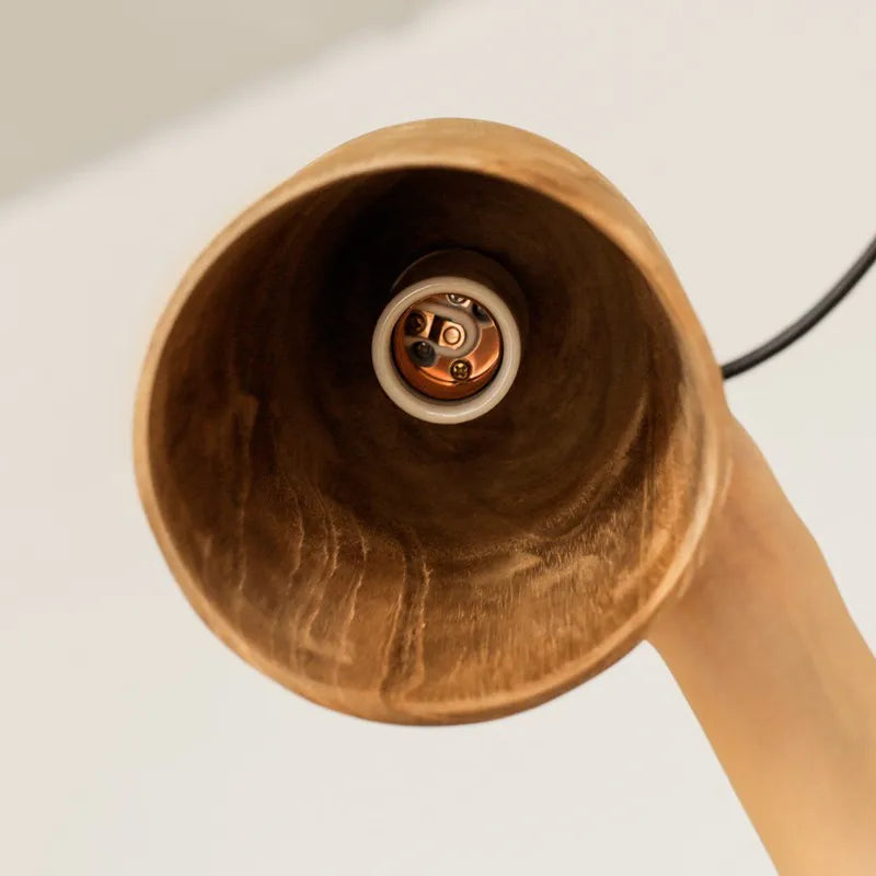 Suspension arrondie en bois massif - vue 6 sur 8