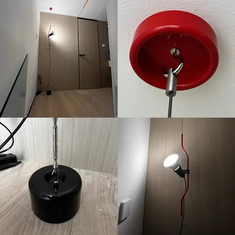 lustre moderne élégant à LED hauteur réglable pour décoration intérieure - vue 4 sur 16