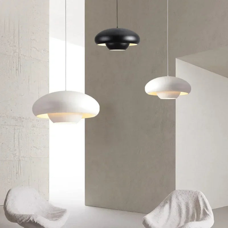 Suspension led nordique simple champignon suspendus - vue 5 sur 10
