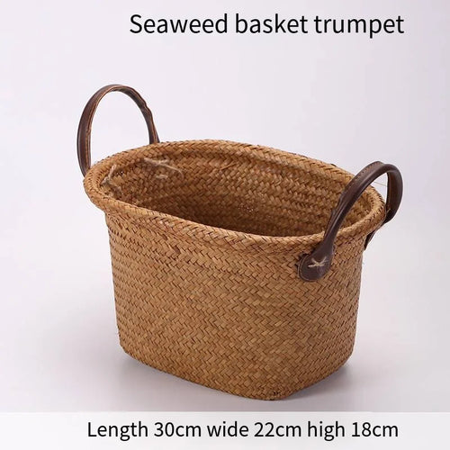 panier en osier pour rangement et décoration polyvalente - vue 9 sur 8