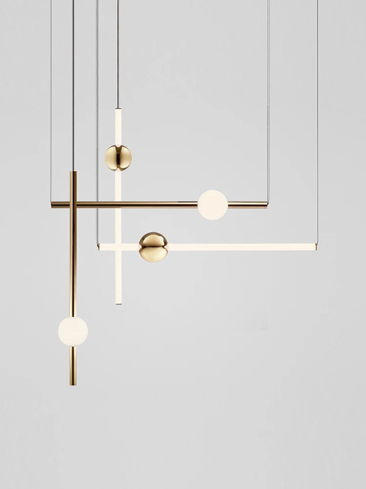 suspension led design pour décoration intérieure moderne - vue 5 sur 14