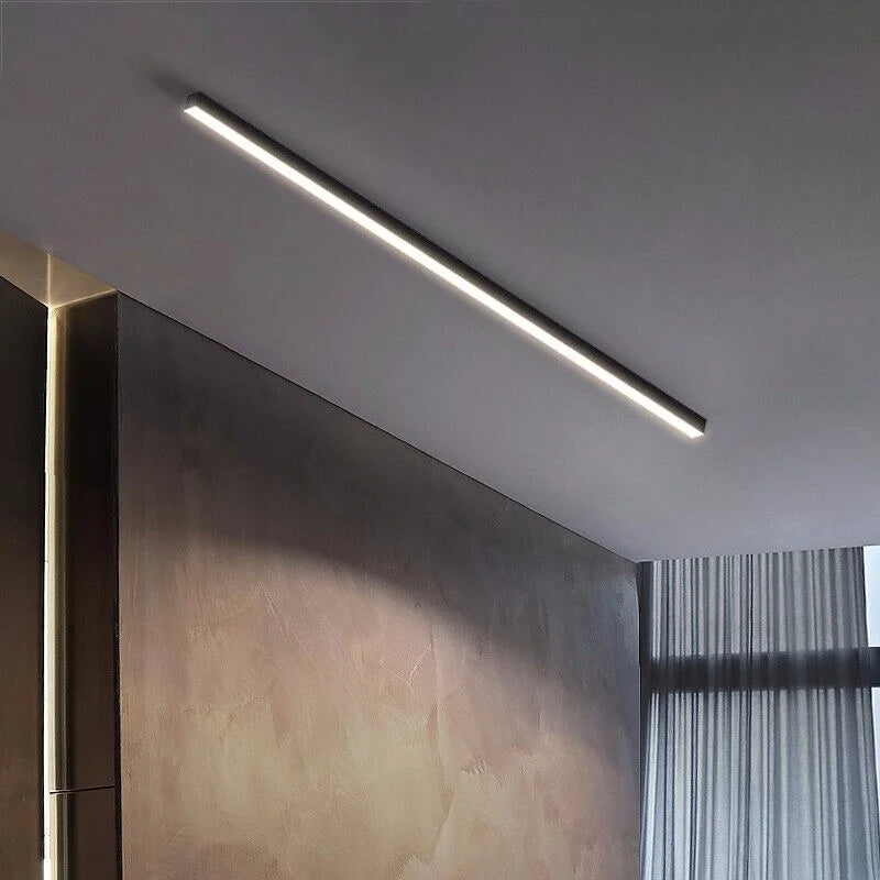 plafonnier linéaire simple pour intérieur moderne élégant