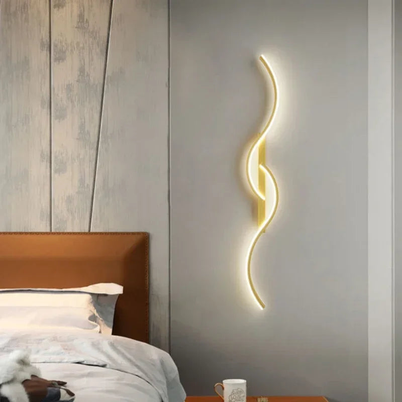 applique murale led moderne pour décoration intérieure et éclairage élégant - vue 3 sur 18