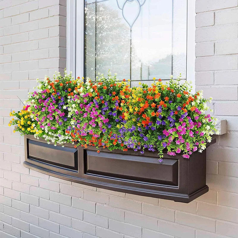 fleurs artificielles résistantes aux uv pour extérieur et jardin - vue 7 sur 12