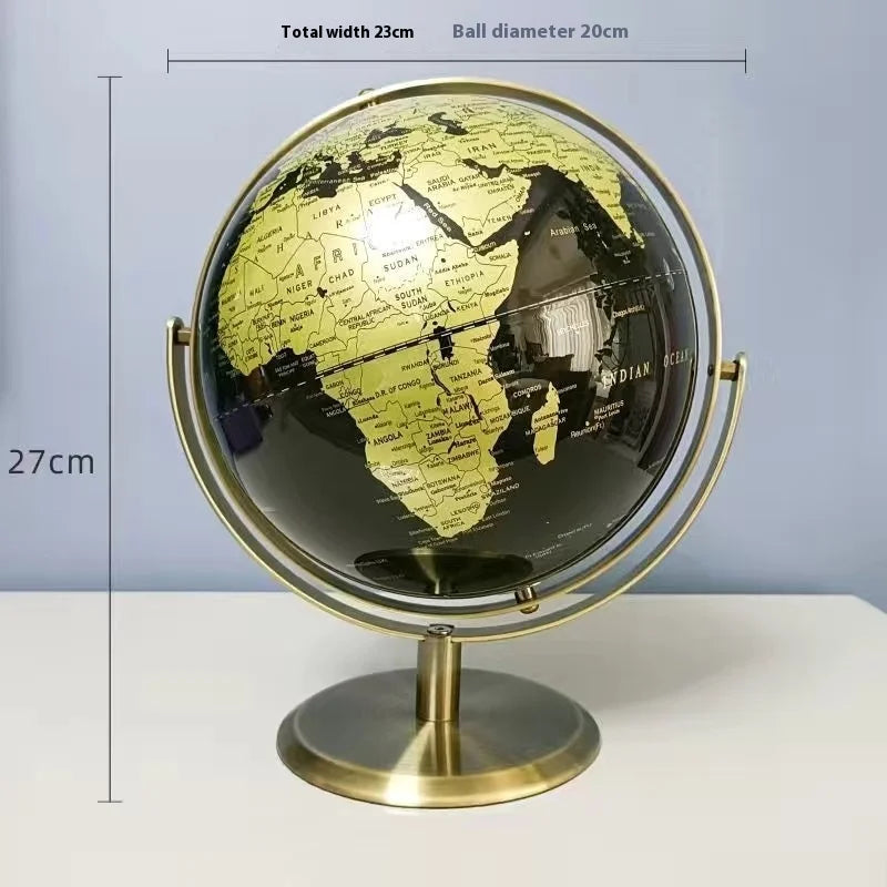 carte du globe rétro pour décoration éducative et géographique - vue 8 sur 9