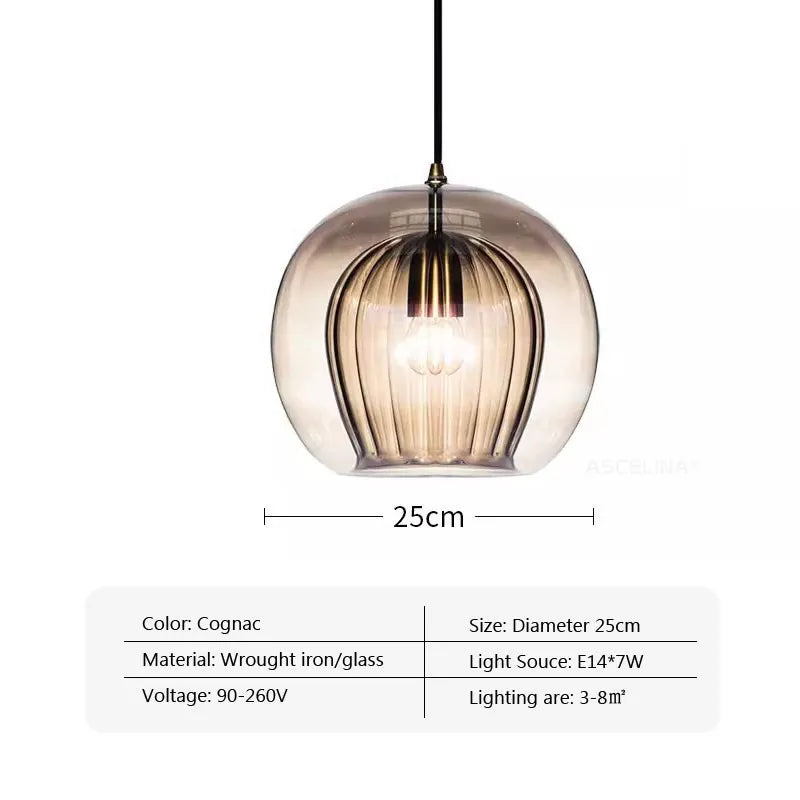 lustre moderne en verre pour un intérieur créatif - vue 12 sur 15