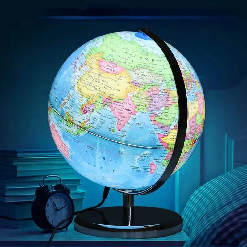 globe terrestre lumineux pour apprendre langlais et le chinois aux enfants - vue 7 sur 7