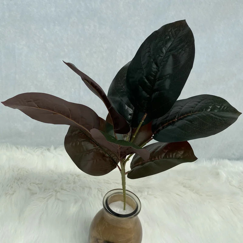 plantes artificielles branche faux ficus en caoutchouc pour décoration intérieure - vue 9 sur 13