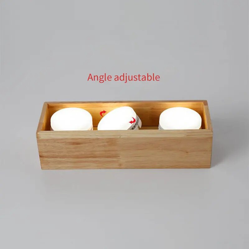Plafonnier minimaliste japonais en bois brut