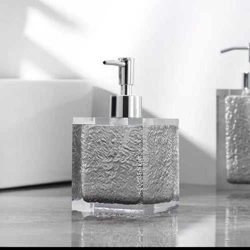 distributeur de désinfectant mains résine rechargeable portable savon lotion - vue 4 sur 16