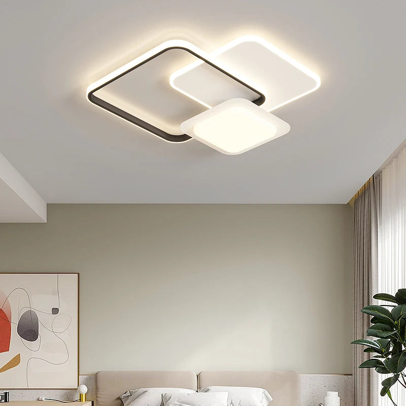 lustre nordique qiyimei éclairage intérieur lumière ronde lampara - vue 4 sur 12