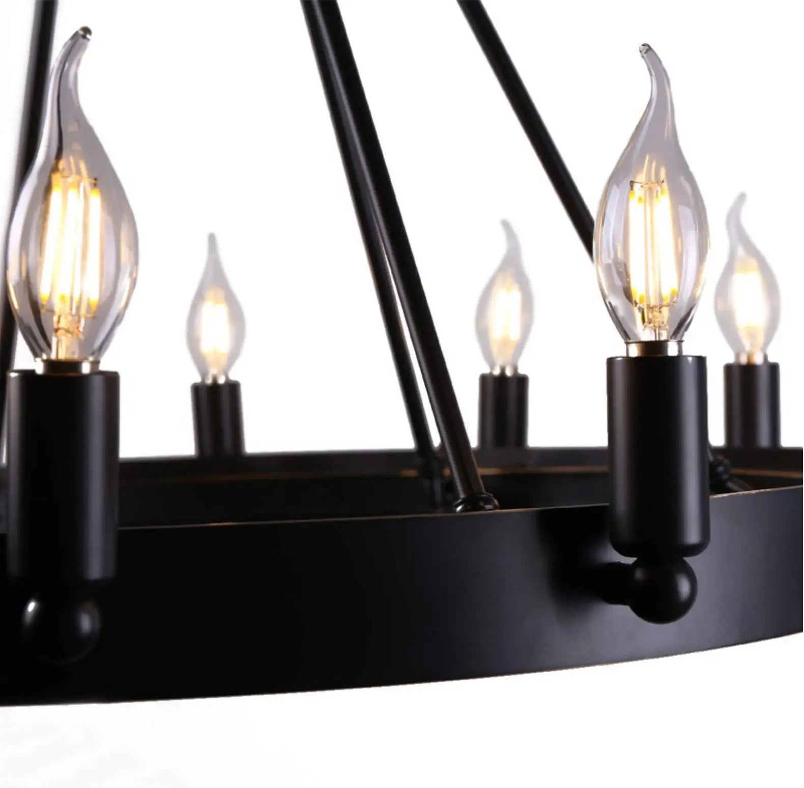 lustre rétro scandinave style industriel pour café et bar - vue 7 sur 6