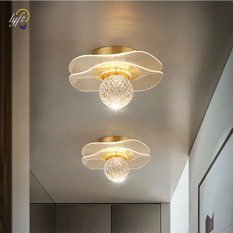 2023 New LED Ceiling Lamp Indoor Lighting For Home Decoretion Bedroom Dining Table Living Room Corridor Cloakroom Ceiling Light - vue 3 sur 6