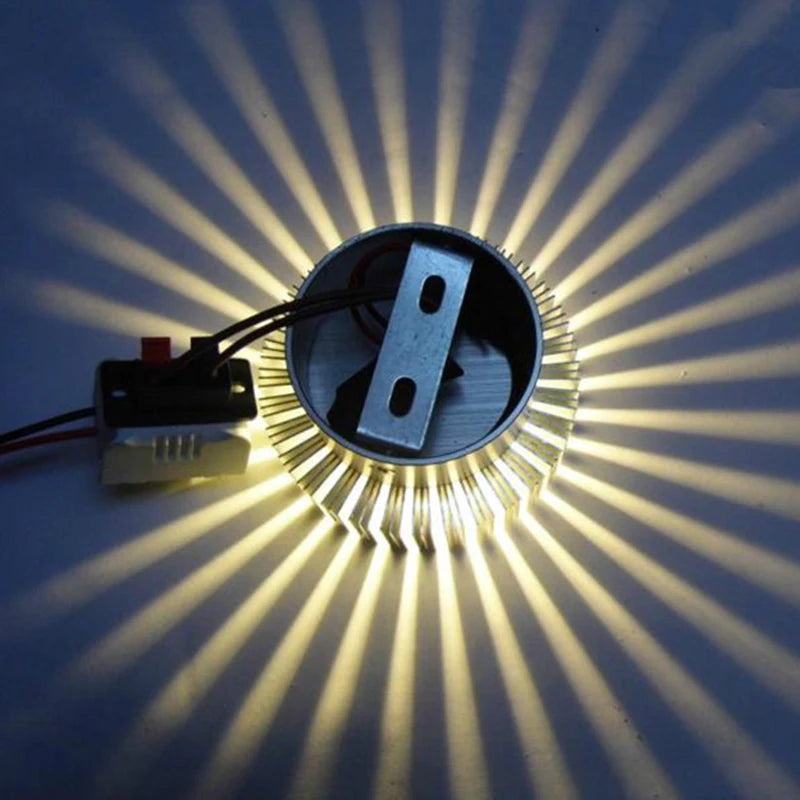 Plafonnier LED coloré en aluminium au design moderne