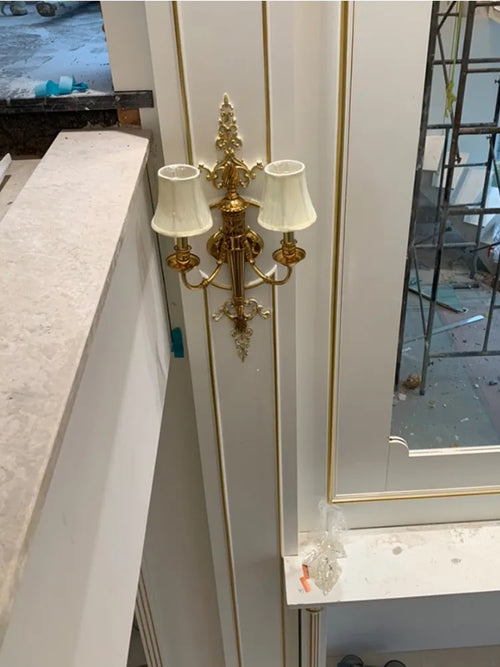 appliques murales modernes en cuivre rétro pour décoration intérieure - vue 5 sur 8