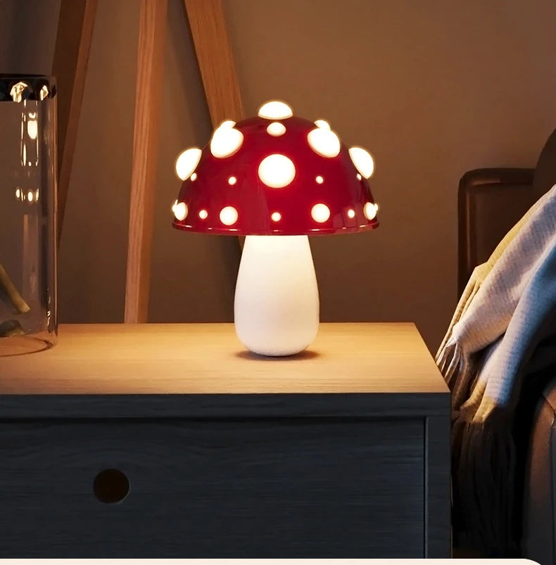 Lampe de Table LED en forme de champignon