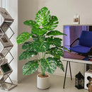 plante monstera artificielle tropicale pour décoration intérieure et extérieure