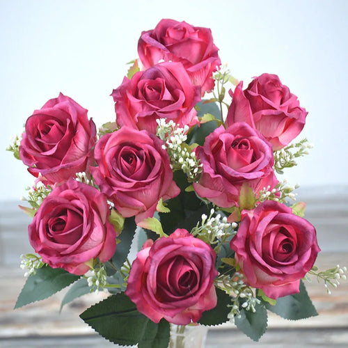 bouquet de pivoines artificielles pour décoration élégante et moderne - vue 4 sur 13