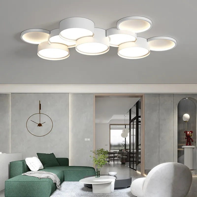 Lustre led plafond modernes - vue 6 sur 12