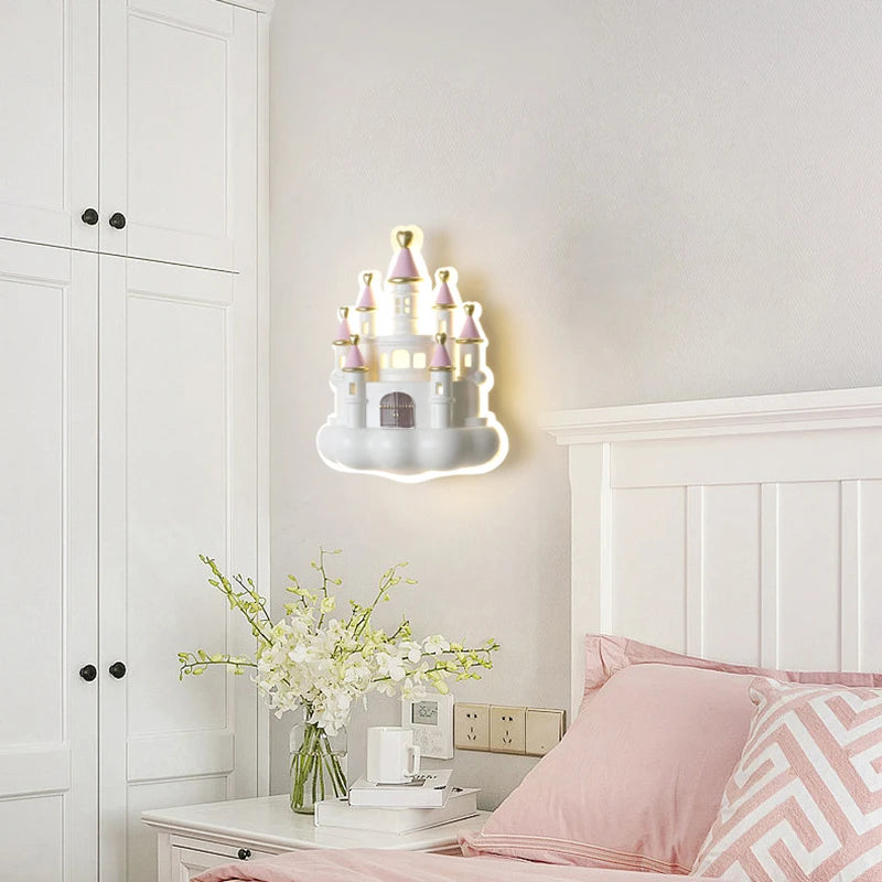 Applique murale princesse led bébé/enfant protection yeux