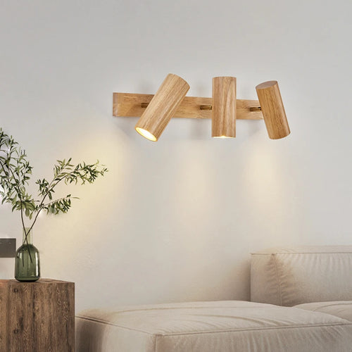 applique murale bois style nordique pour décoration intérieure - vue 2 sur 9