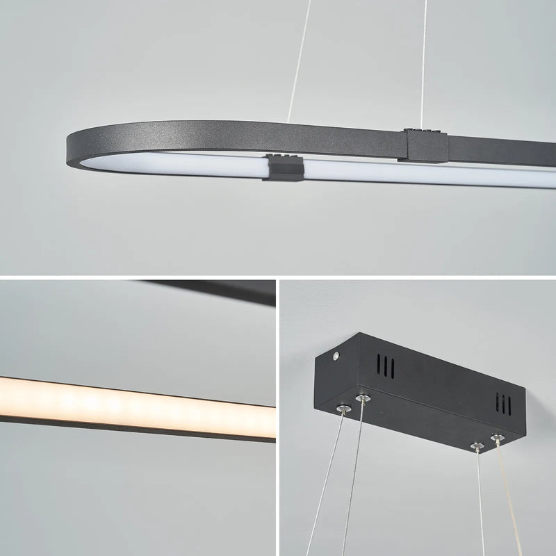 Suspension LED modernes pour salle à manger