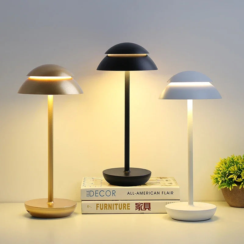 lampe rechargeable vintage led usb sans fil veilleuse portable - vue 3 sur 11