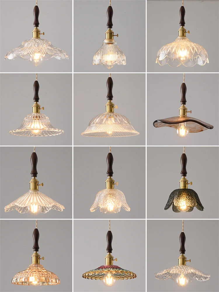 suspension moderne en laiton et verre pour intérieur - vue 3 sur 30