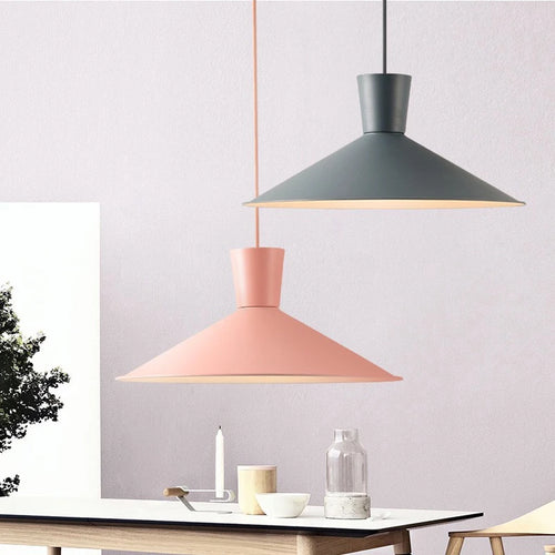 Modern Macarons Pendant Ceiling Lights, Nordic Designer Suspension Lamp for Kitchen Islands, Dining Tables, Bar Restaurant Decor - vue 6 sur 6