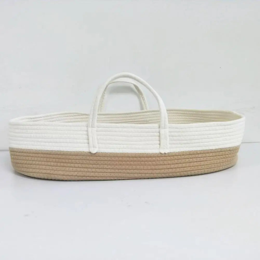 panier de couchage bébé en coton léger et doux - vue 4 sur 9