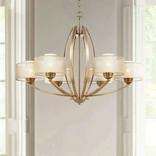 plafonnier led moderne de luxe nordique décoration maison - vue 3 sur 8