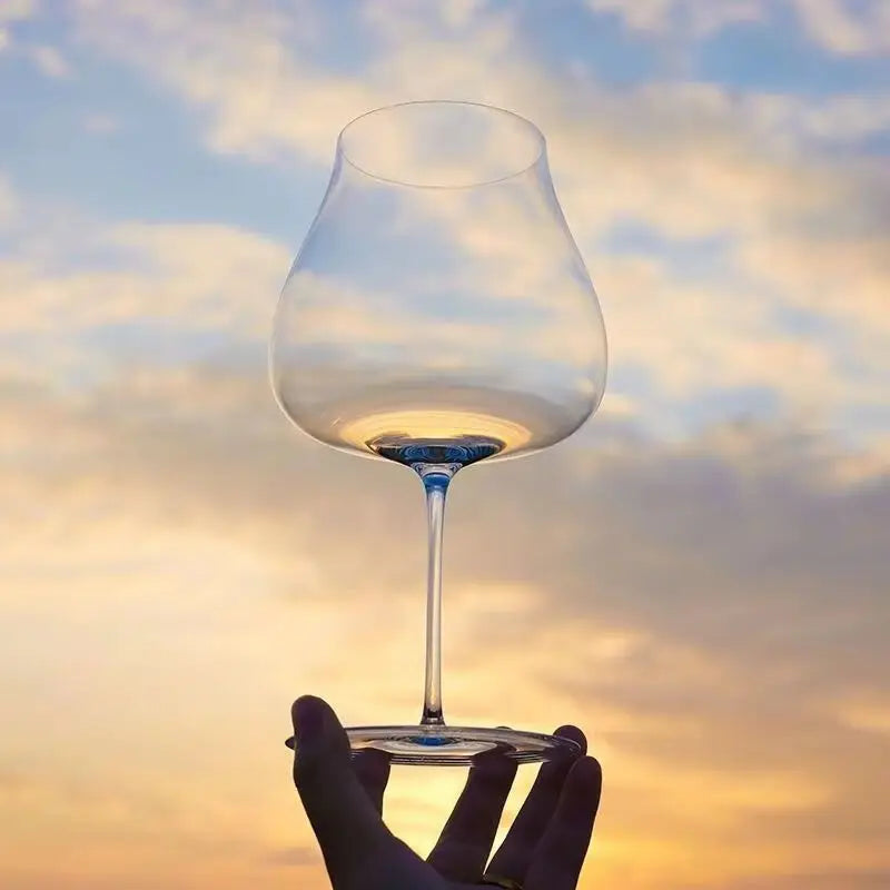 Verre a vin bourgogne cristal leger degustation elegante