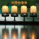 bougies led sans flamme avec minuterie rechargeable et télécommande