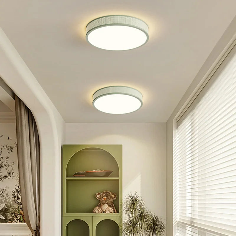 qiyimei led plafonnier style cercle carré pour décoration maison - vue 4 sur 22