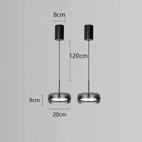 lustre à led pour décoration intérieure moderne et élégante