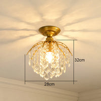 lustre moderne en cristal doré pour intérieur lumineux