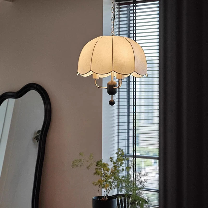 suspension en tissu nordique pour éclairage moderne - vue 2 sur 9