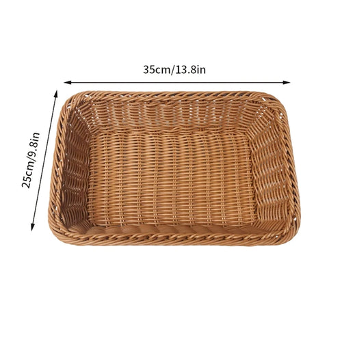 panier en osier mural organisateur de rangement tissé pour légumes - vue 17 sur 16