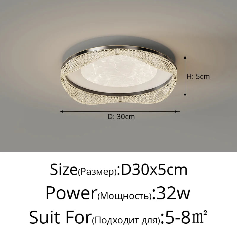plafonnier moderne en laiton design créatif minimaliste pour intérieur