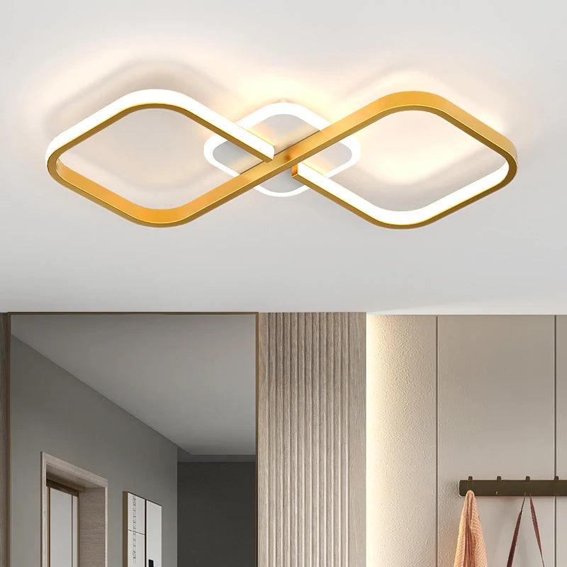 Hall créatif maison balcon allée plafonniers nordique minimaliste moderne éclairage LED lumière chambre atmosphère salon lampe