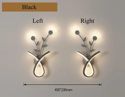 applique murale led style nordique lumière créative design moderne - vue 12 sur 12