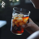 Verre strie resistant chaleur gobelet jus eau vin