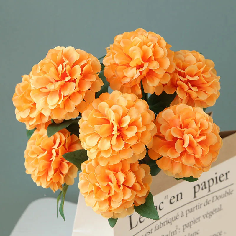 lot de 10 bouquets de pissenlit artificiels pour décoration intérieure et événements - vue 7 sur 18