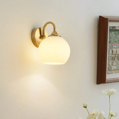 applique murale led en verre pour intérieur moderne - vue 5 sur 9