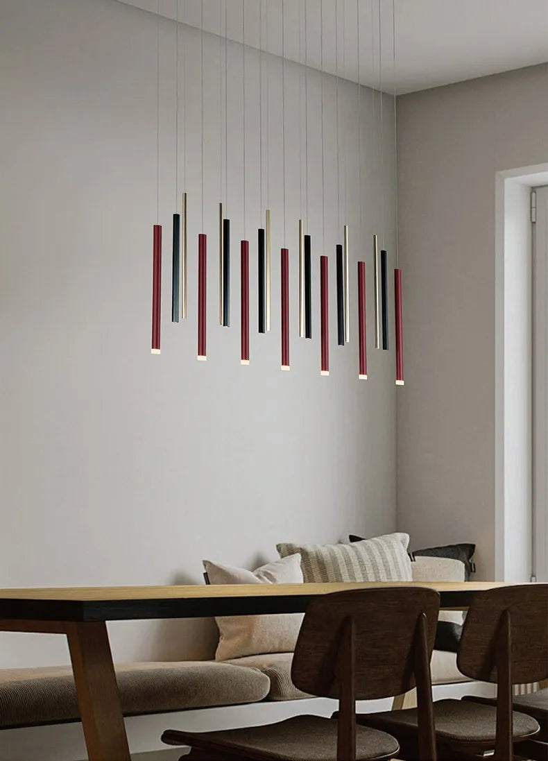 suspension décoration postmoderne luxe multi tête pour restaurant