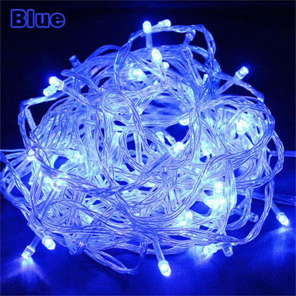 guirlande lumineuse led multicolore pour décoration de Noël festive